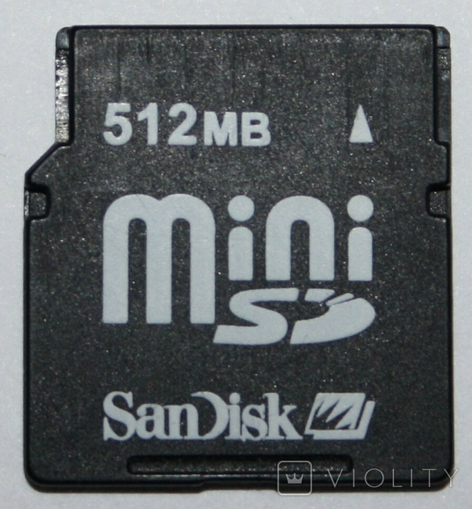 Карта памяти SanDisc mini SD (512 Mb) Тайвань
