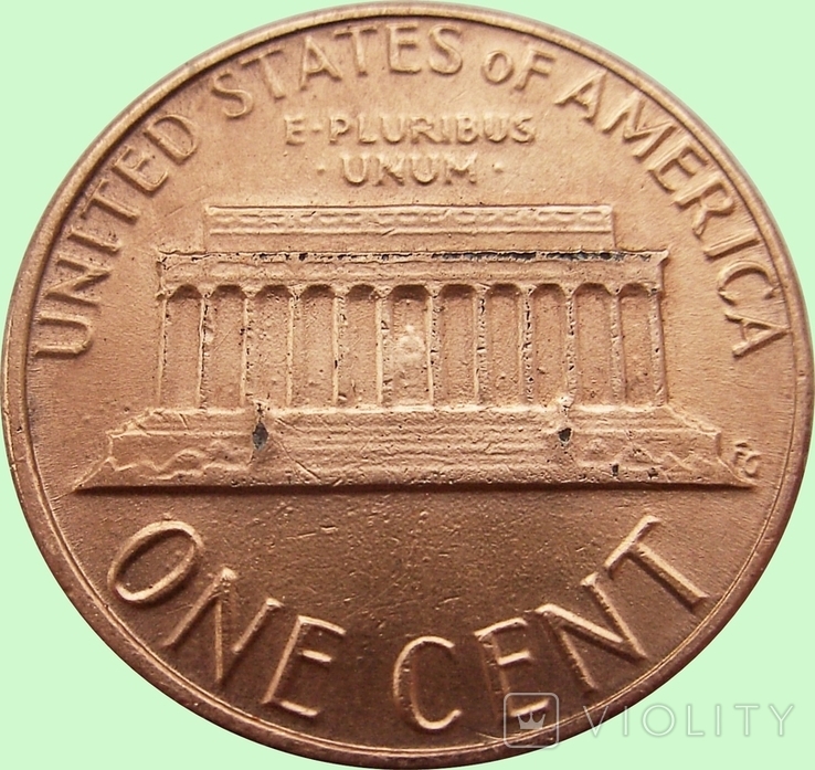 179.U.S. 1 cent, 1983 Lincoln Cent. Mondvor Mark: "D" - Denver, photo number 3