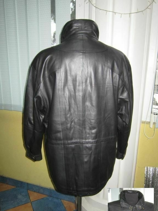 Большая зимняя кожаная мужская куртка PELZ-ZILMANN. Германия.64р. Лот 712, фото №4