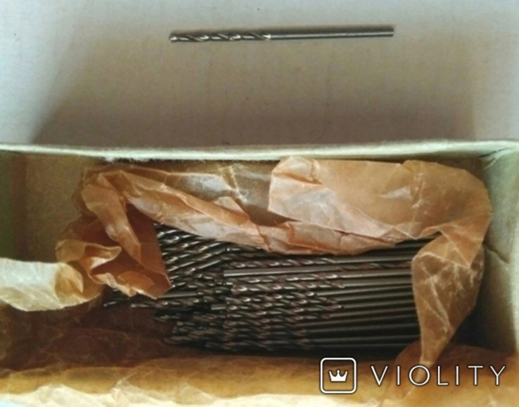 Drill bits for metal P18 2.6 mm. USSR 10 pieces