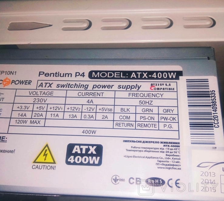 Плата Supermicro P3TDER+ socket 370 pentium tualatin 1400s PNYGeForce 8400 GS 512 Mb PCI, фото №6