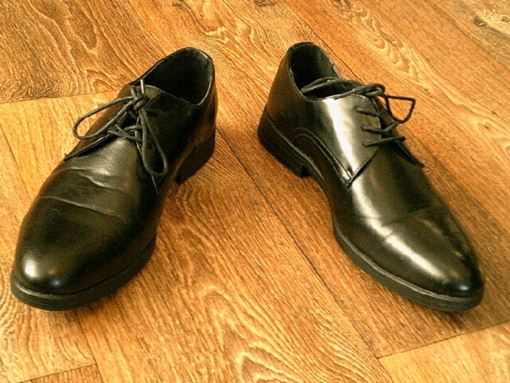 Primark - фирменные кожаные туфли разм.43, photo number 5
