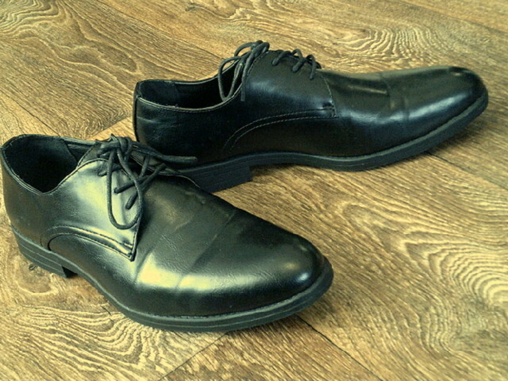 Primark - фирменные кожаные туфли разм.43, фото №13