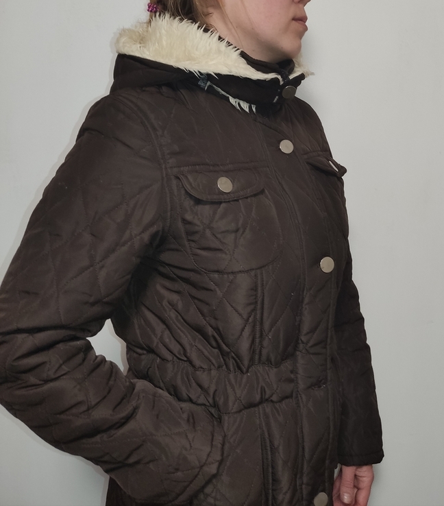 Пальто куртка роз S-M єврозима, демисезон, photo number 6
