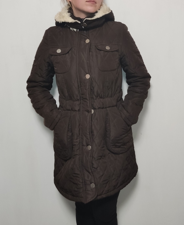 Пальто куртка роз S-M єврозима, демисезон, numer zdjęcia 2