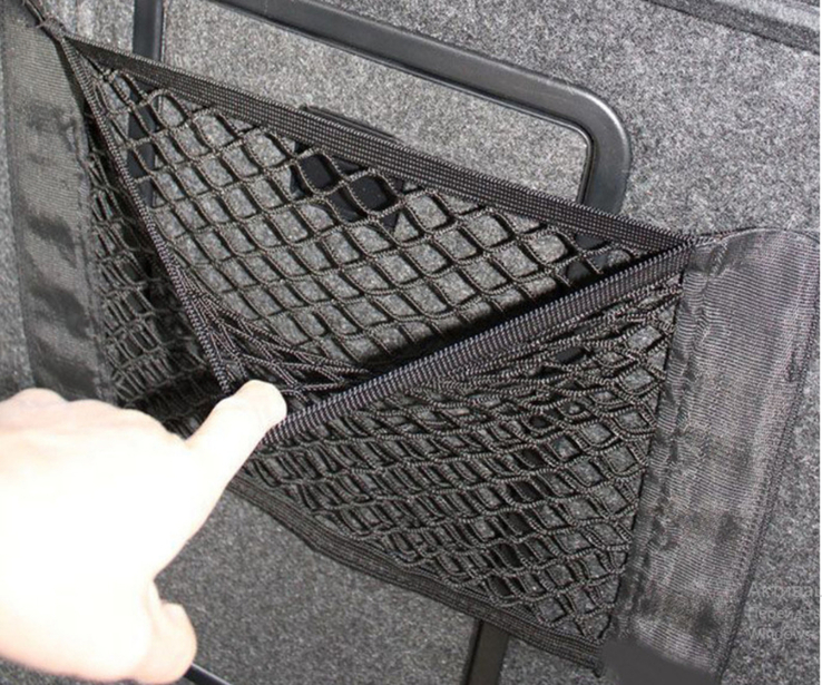 Органайзер багажник спинка сидіння еластична сітка для зберігання, фото №7