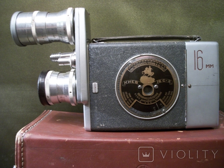 6F77 Камера Киев 16С-2, 16 мм. Футляр, светофильтры, фото №4