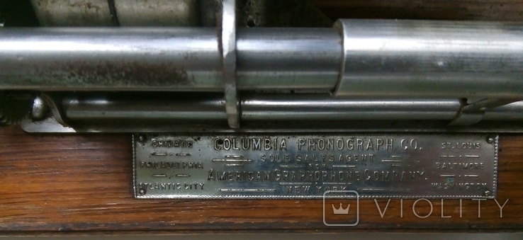 Графофон (фонограф) Columbia Phonograph Co. к.19 - н.20 вв, фото №6