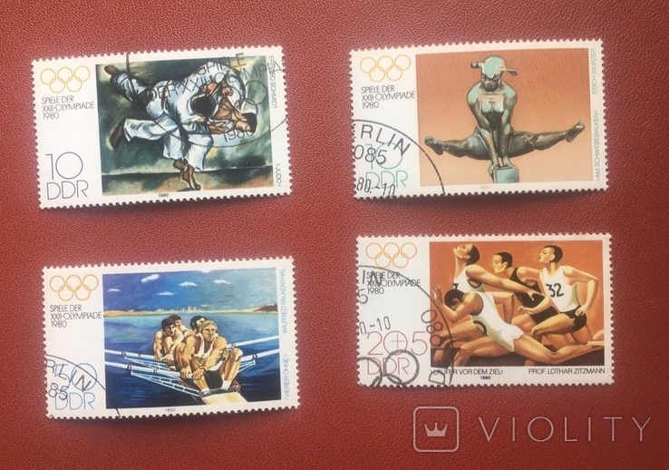 ГДР 1980г.Олимпийские игры 1980г Москва., фото №2