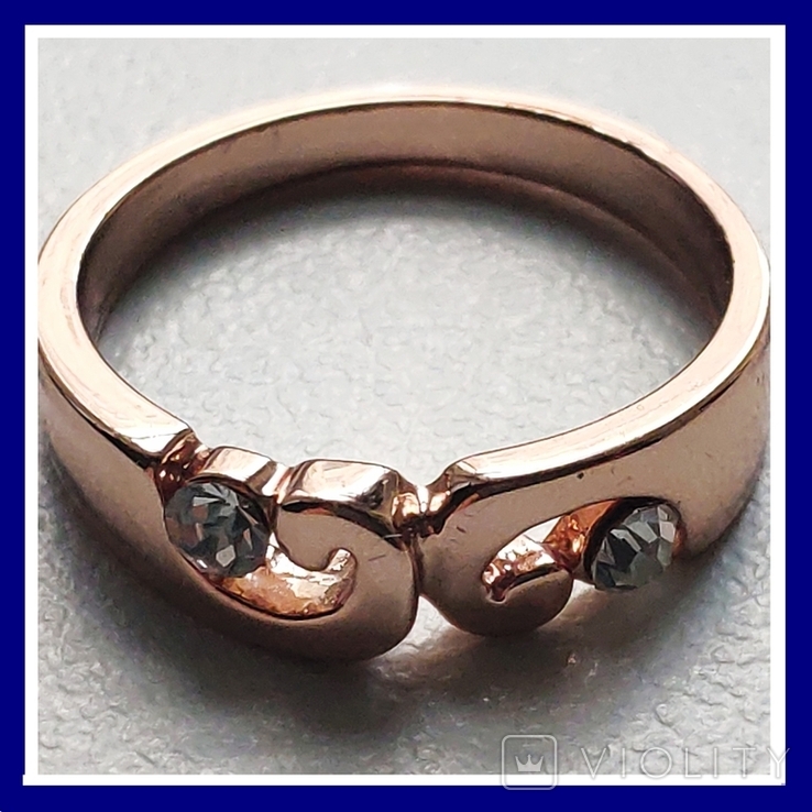 Asymmetrical ring, jewelry costume jewelry, photo number 2