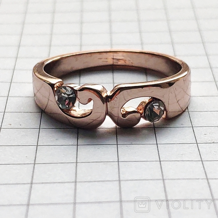 Asymmetrical ring, jewelry costume jewelry, photo number 5