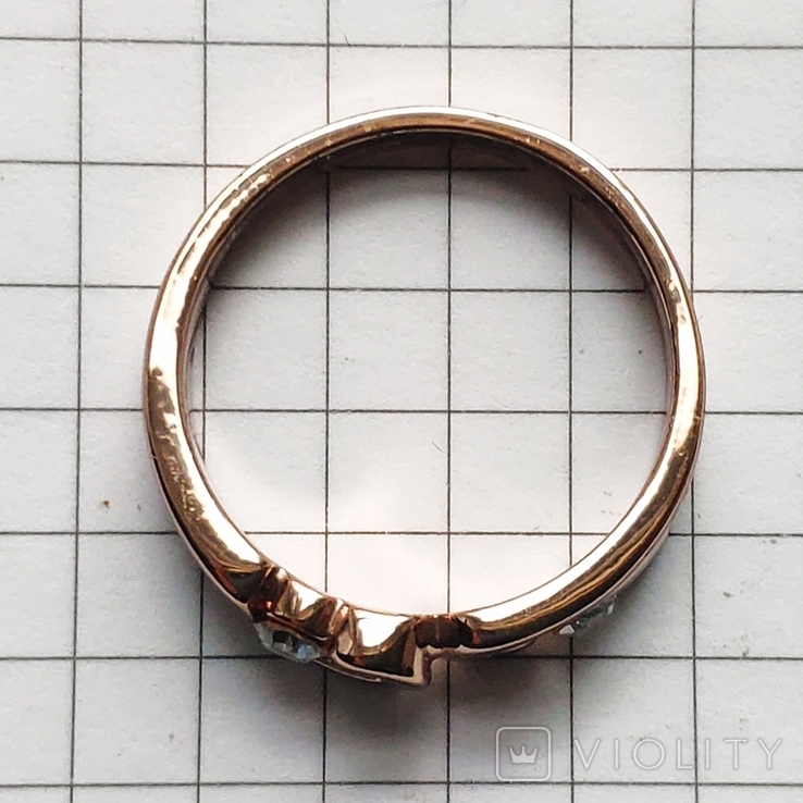 Asymmetrical ring, jewelry costume jewelry, photo number 7