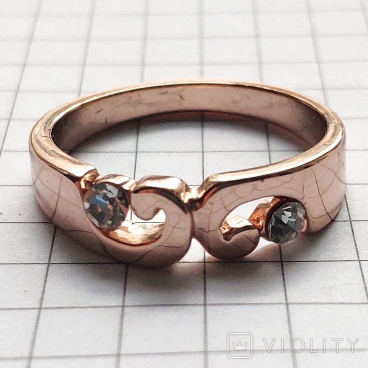 Asymmetrical ring, jewelry costume jewelry, photo number 8