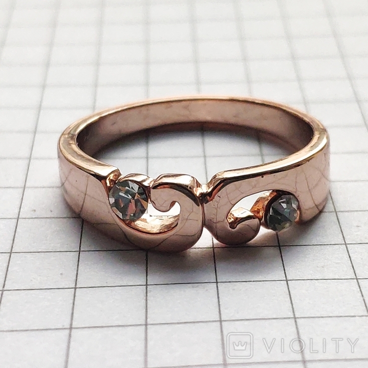 Asymmetrical ring, jewelry costume jewelry, photo number 9