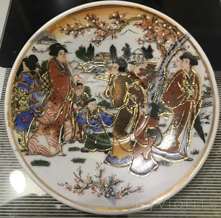 Декоративная тарелка made in China Ручная роспись, photo number 7