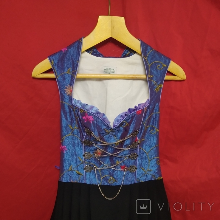 Платье женское Альпийское традиционное Вышивка Фурнитура, фото №3