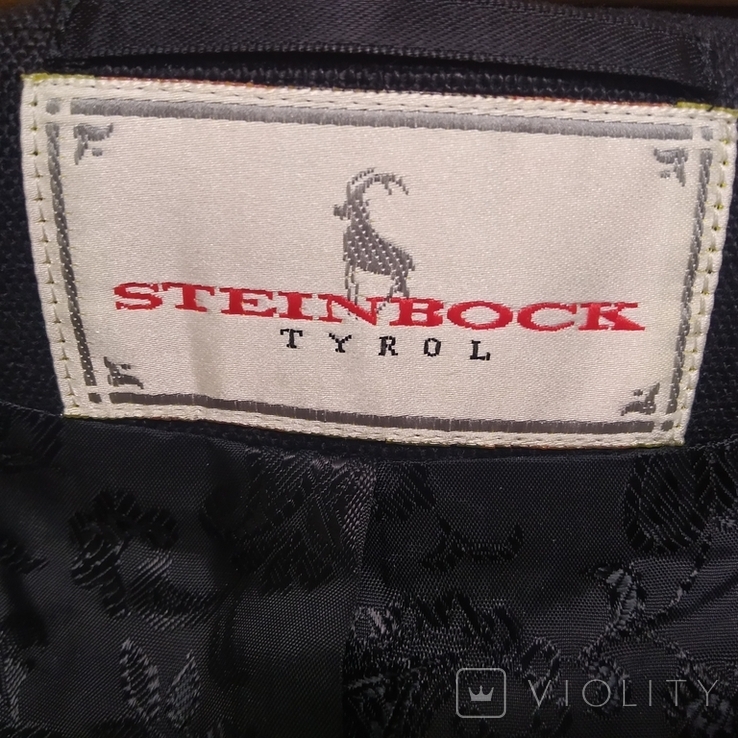 Пиджак женский Австрия Steinbosk Tyrol, пуговицы Серебрение, ткань лён, фото №6