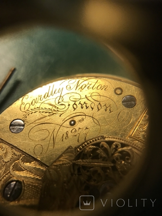 Фузейний механізм старовинного кишенькового годинника, фото №11