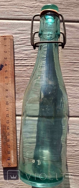 Винтажная бутылка с бугельной пробкой. Z.P.S., фото №2