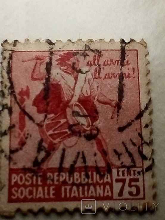 Почтовая печать италиянскои республіки цент, фото №7