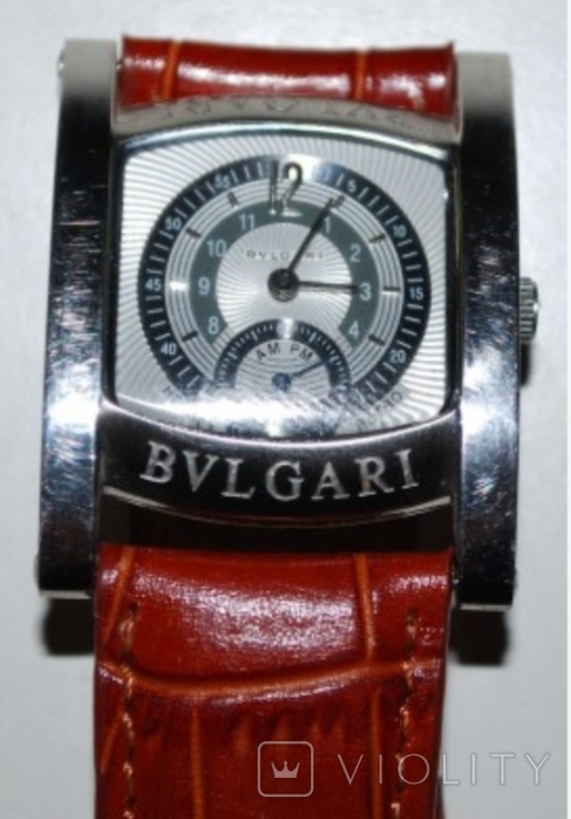 Имитация, мужские кварцевые часы Bvlgari, на ходу.