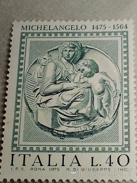 1973 y la zecca italiana francobollo emesso per celebrare il natale. lire, фото №11