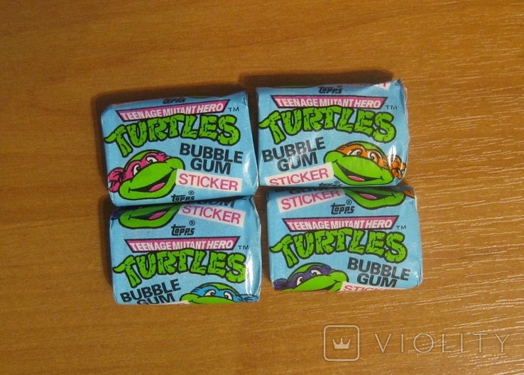 Жвачка Turtles Topps полный набор, фото №2