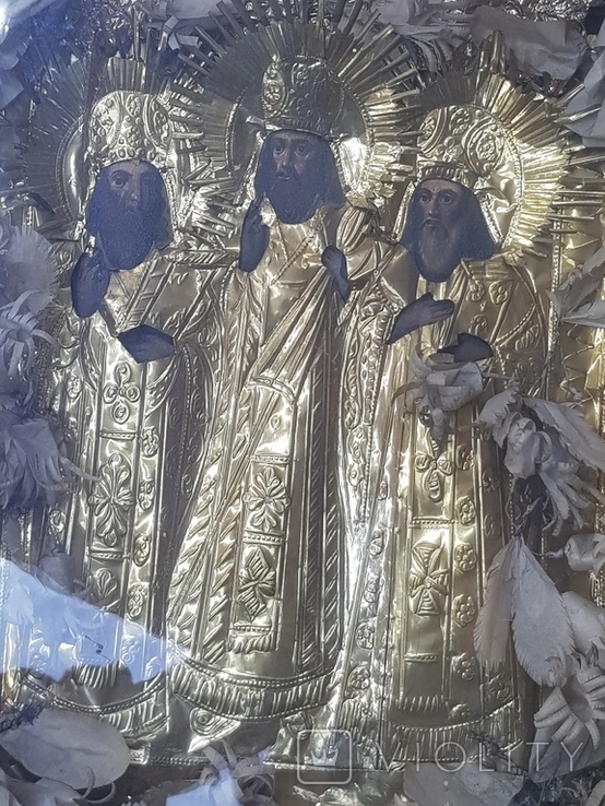 Икона Три Святителя Вселенских, фото №7