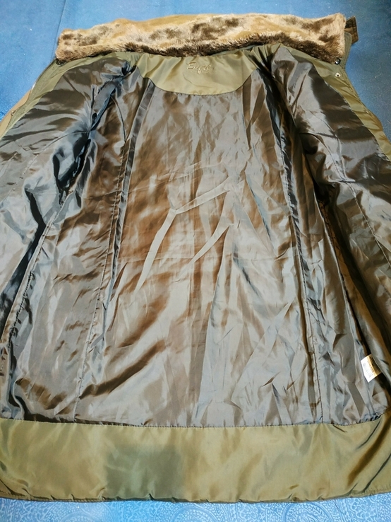 Пальто демисезонное. Куртка SURE полиэстер нейлон мех р-р 42 (состояние!), фото №9