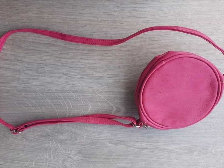 Маленькая женская сумочка Charles Vogele розовая, фото №5
