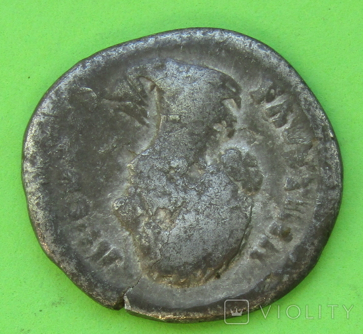 Денарій. Фаустина. Римская империя . Серебро (25р), фото №3