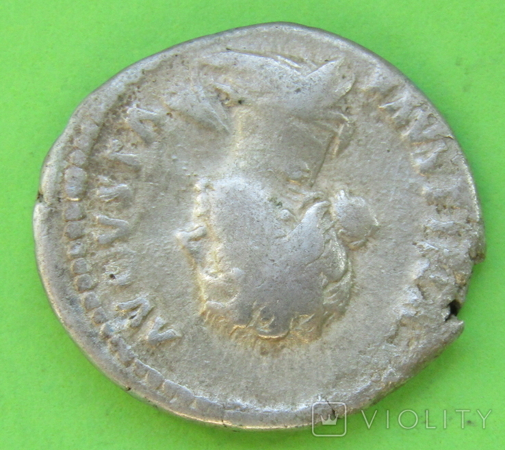 Денарій. Фаустина. Римская империя . Серебро (27р), фото №3