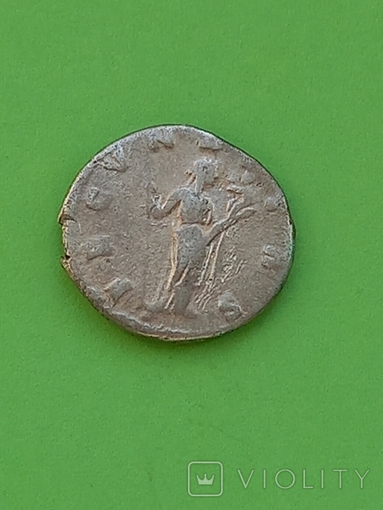 Денарій. Фаустина. Римская империя . Серебро (27р), фото №8