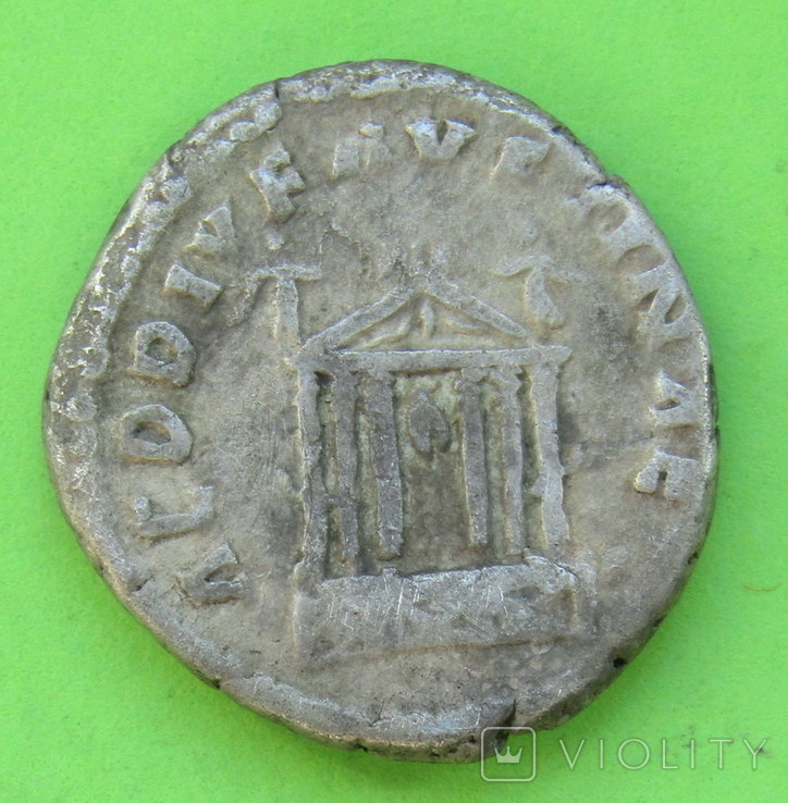 Денарій. Фаустина. Римская империя . Серебро (28р), фото №4