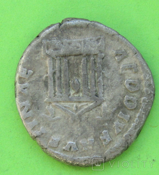 Денарій. Фаустина. Римская империя . Серебро (28р), фото №5