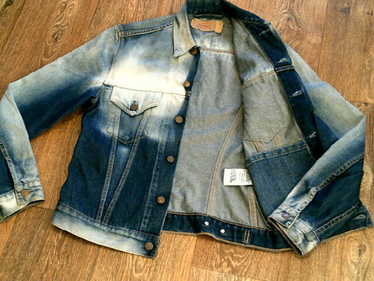 Levis - фирменная джинс куртка разм.L, фото №11