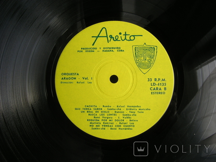 Пластинка "Оркестр Арагон",Orquestra Aragon,Куба