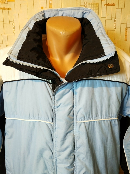 Куртка теплая зимняя без бирки нейлон флис р-р М (состояние нового), фото №5