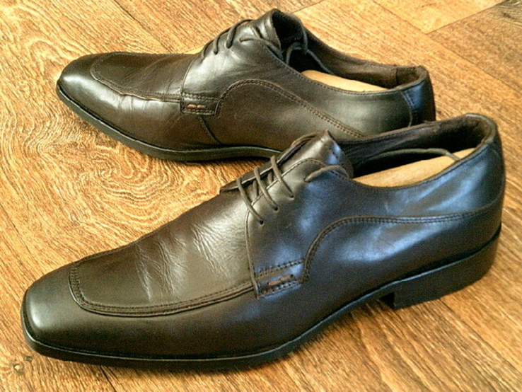 Alessandro DiRoma - фирменные кожаные туфли разм.42, фото №2