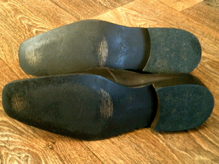 Alessandro DiRoma - фирменные кожаные туфли разм.42, фото №5