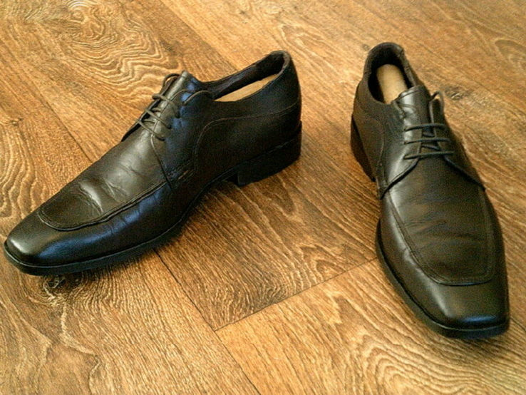 Alessandro DiRoma - фирменные кожаные туфли разм.42, фото №7