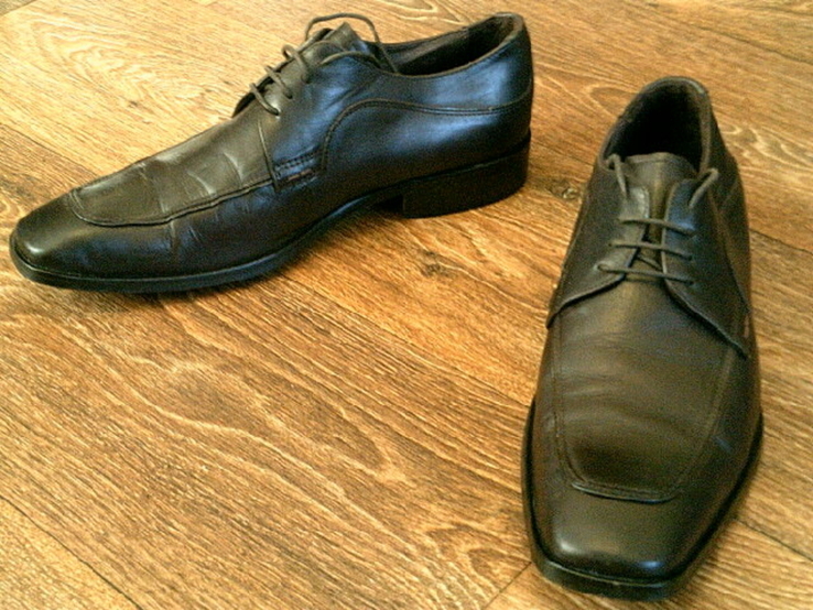 Alessandro DiRoma - фирменные кожаные туфли разм.42, фото №9