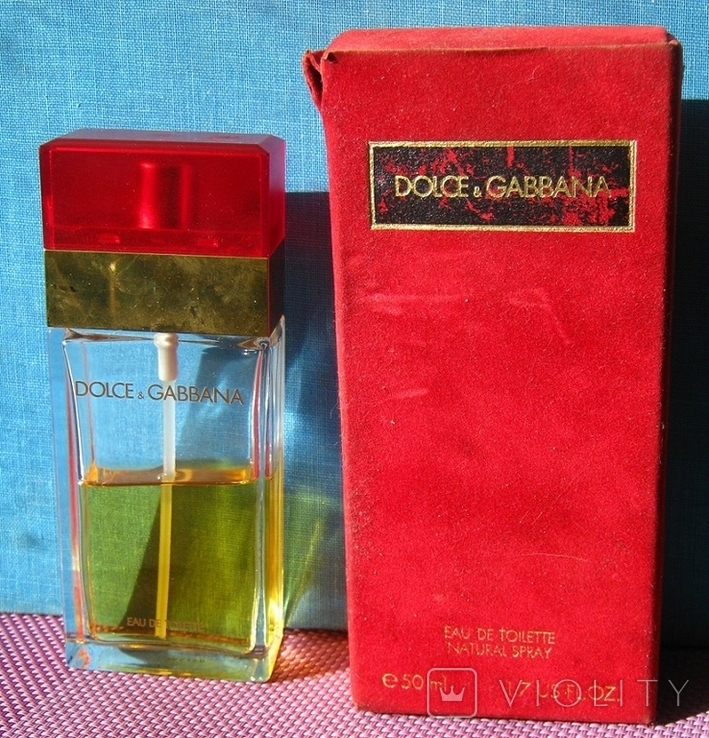 Dolce Gabbana made in Italy Винтажная туалетная вода Первый выпуск 1992 года