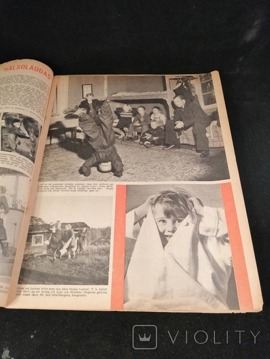 Журнал на шведській 1944 рік. Воєнні часи/Вінтаж, фото №5