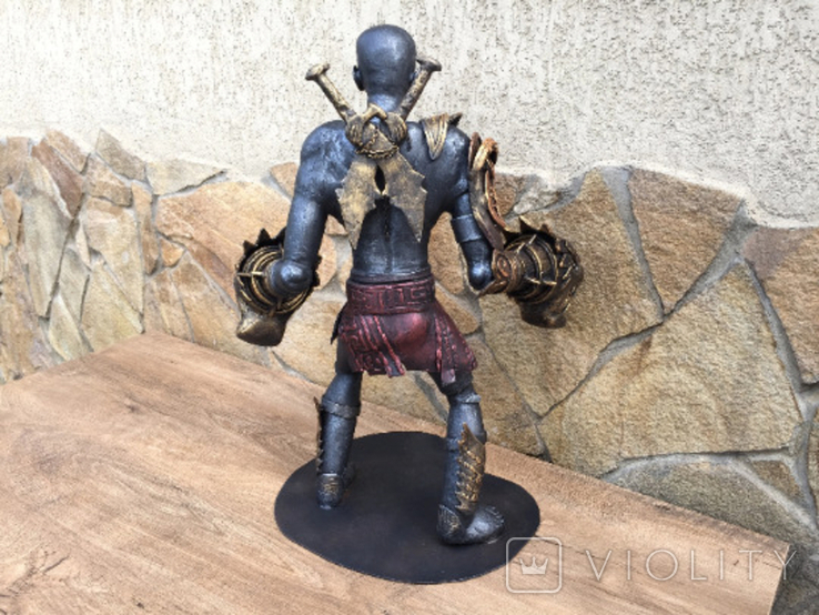 Kratos sculpture, video game, gift for gamer, photo number 6