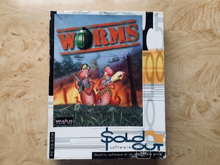 Лицензионный диск с игрой для ПК / PC / Worms / Win95 / BigBox, фото №2