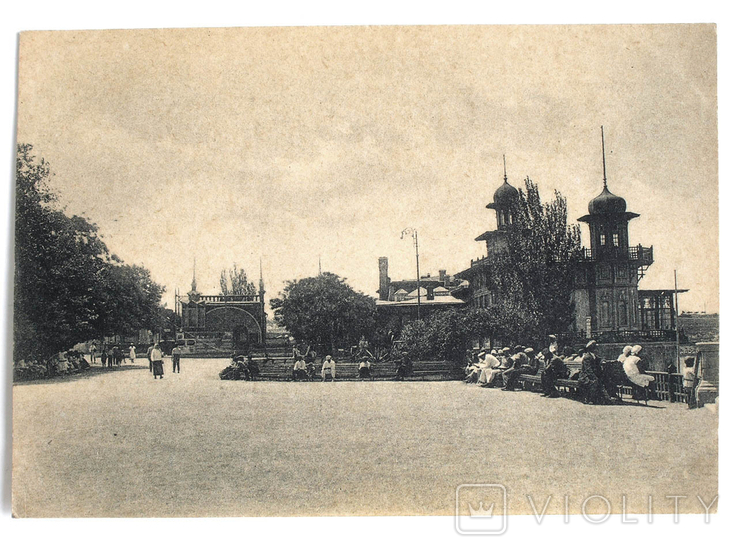 Открытка "Севастополь.Приморский бульвар",1920-е годы