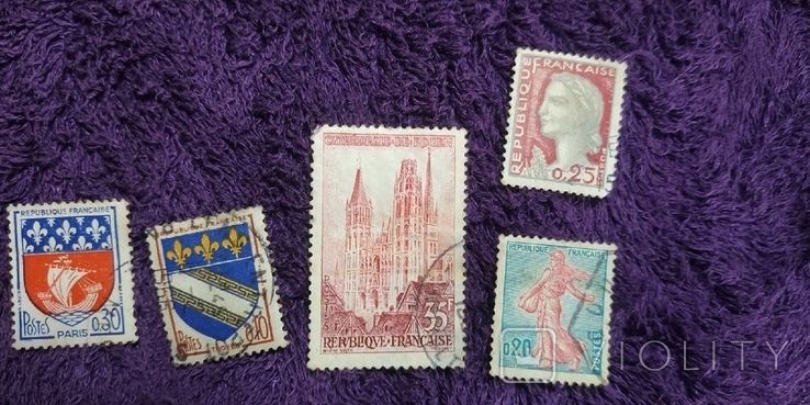 Набор марок Франция