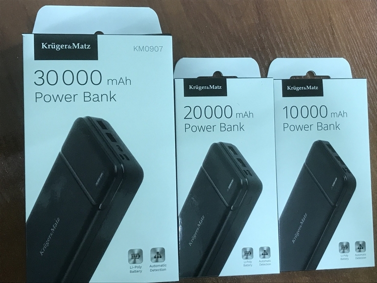 Повербанк Power bank KrugerMatz 30000 mAh Li-pol Польща, photo number 6