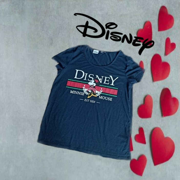 Disney Montego Красивая летняя женская футболка т. синяя М, фото №2